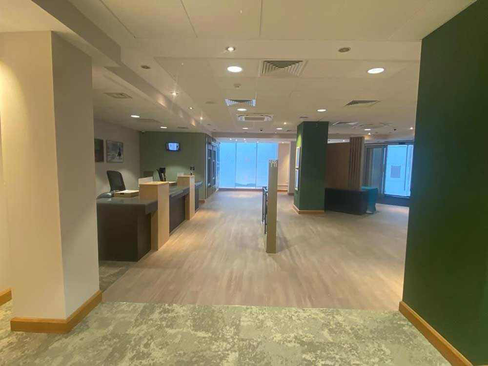 Bank Demolition , Strip Out, New Partitions and Decorating for Lloyds Bank